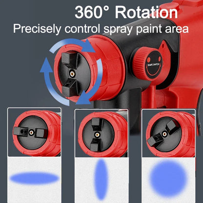Portable Cordless Paint Sprayer with Customizable Patterns