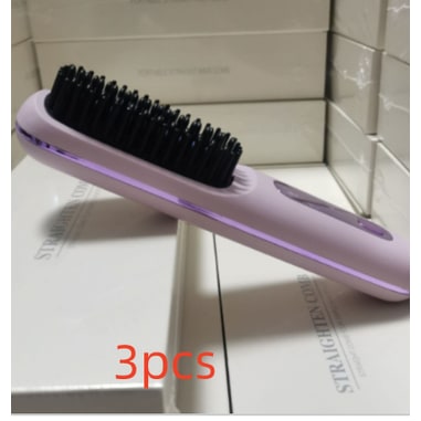 Wireless Hair Smoother Brush with Digital Heat Control