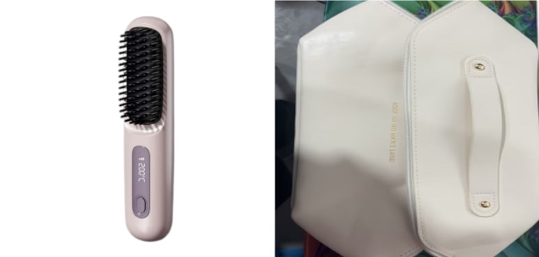 Wireless Hair Smoother Brush with Digital Heat Control