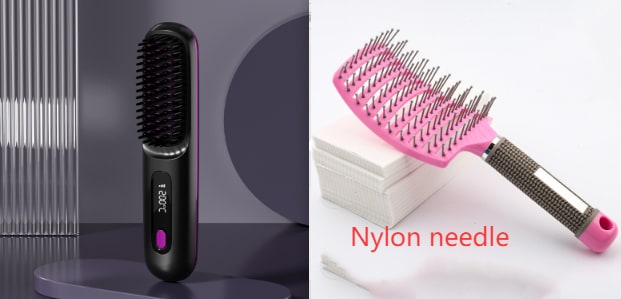 Wireless Hair Smoother Brush with Digital Heat Control