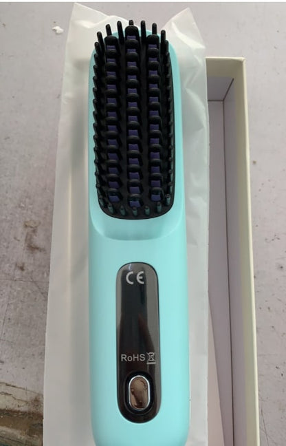 Wireless Hair Smoother Brush with Digital Heat Control