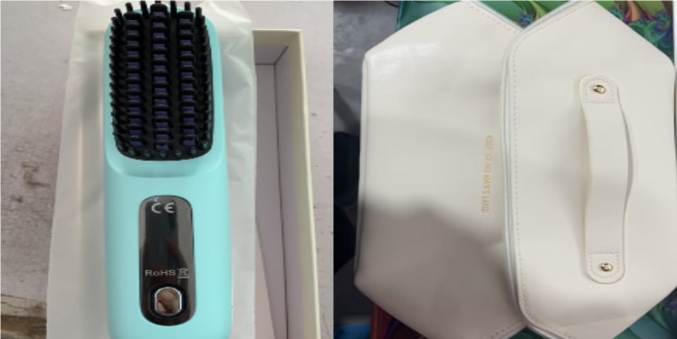 Wireless Hair Smoother Brush with Digital Heat Control