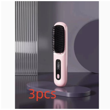 Wireless Hair Smoother Brush with Digital Heat Control