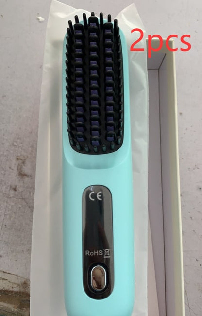 Wireless Hair Smoother Brush with Digital Heat Control