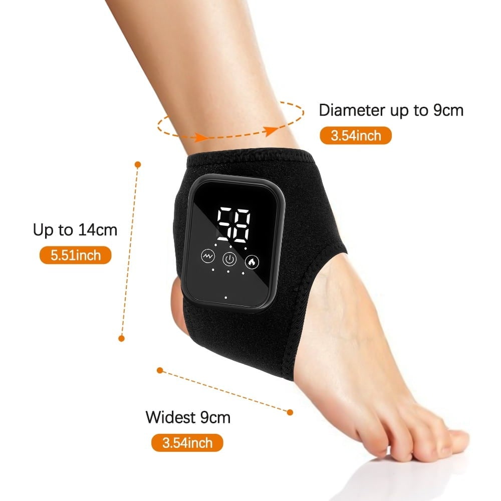 Wireless Foot and Ankle Comfort Massager with Heat Settings