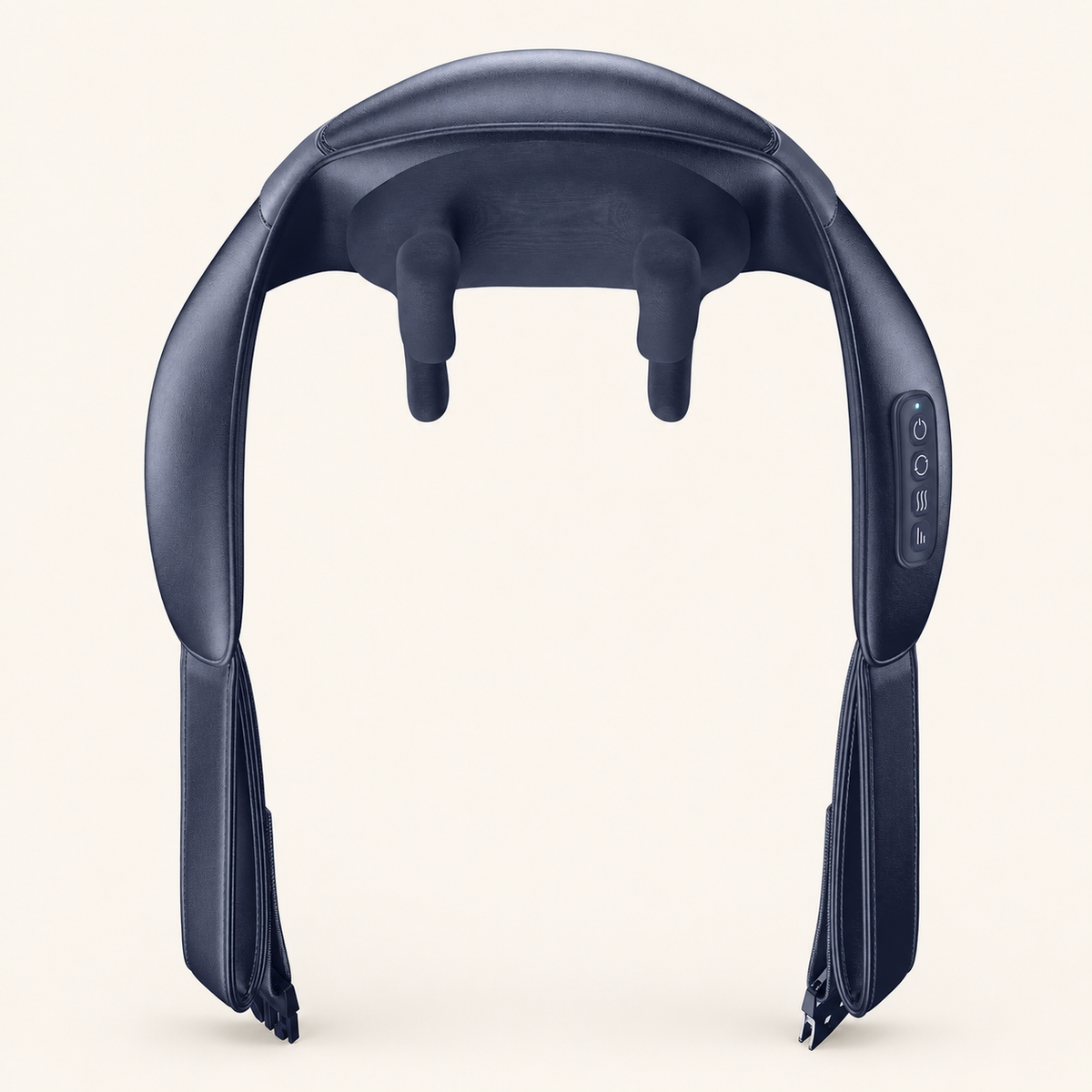 Shiatsu Neck and Shoulder Massager – Cordless with Heat, 6 Nodes, 2 Speeds, 2 Heat Settings, Hands-Free Strap, 90-Minute Use