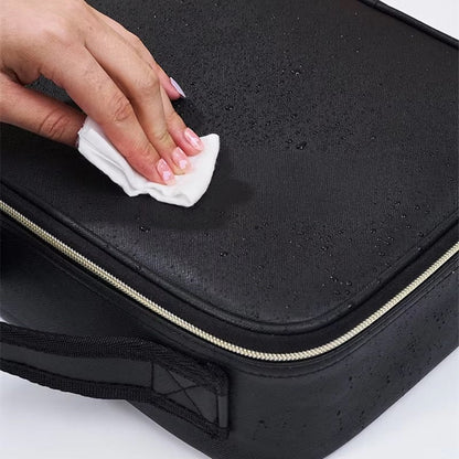 LED Mirror Travel Makeup Organizer with Ample Storage Space