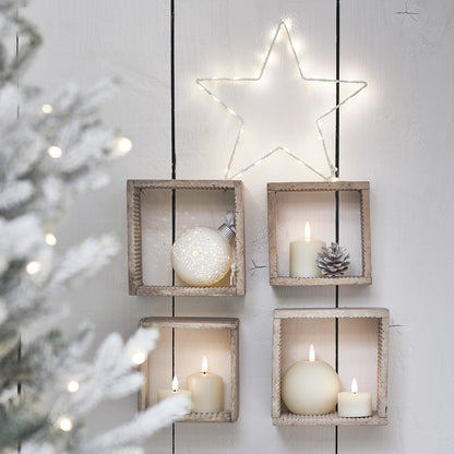 Warm LED Christmas Window Light – Festive Decoration