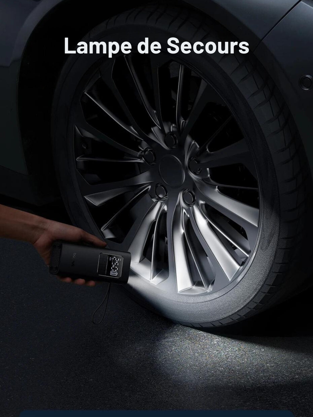 Wireless Car Tire Pump – Portable Air Inflator