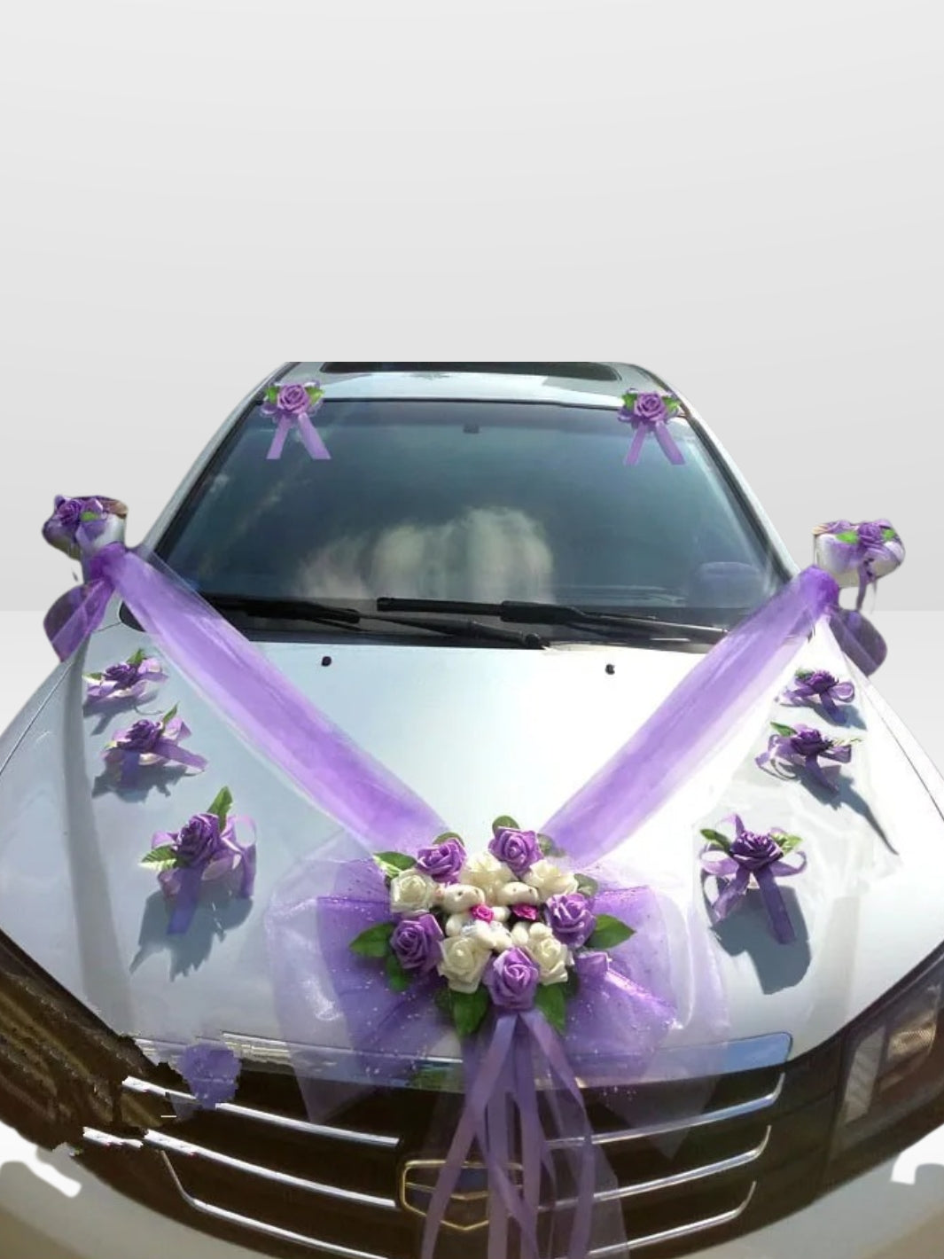 Vibrant and Playful Car Decor for Weddings