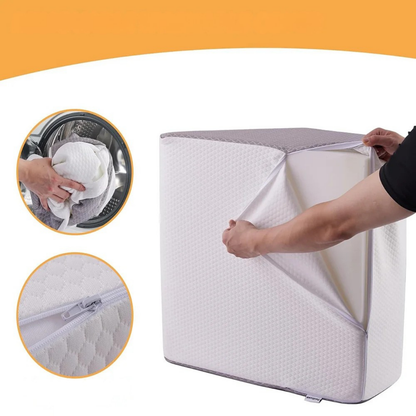Bed Riser with Orthopedic Leg Support Cushion