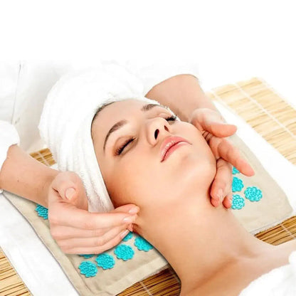 Acupressure Mat Set with Pillow and 5500 Points for Relaxation