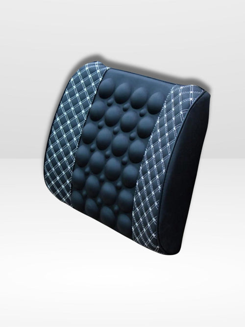 Vibrating Lumbar Support Cushion for Heated Car Comfort