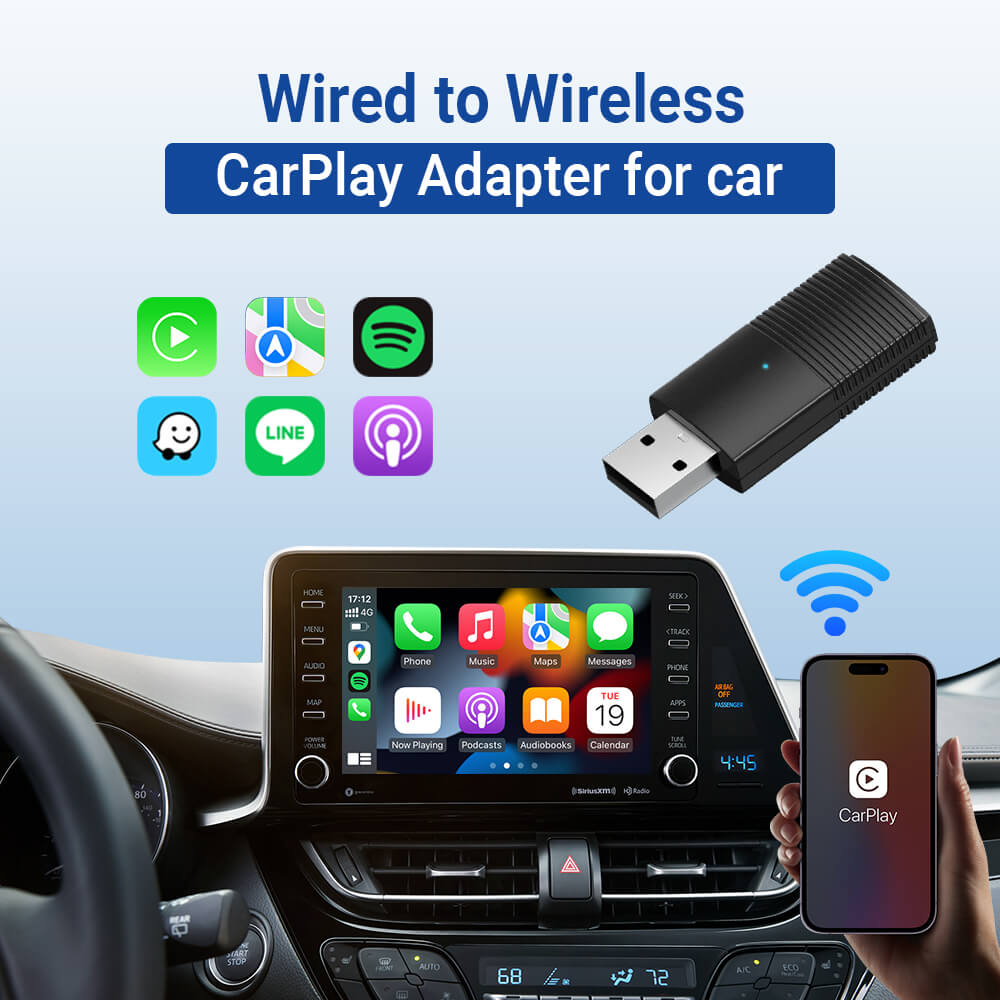 Compact Wireless CarPlay Connector