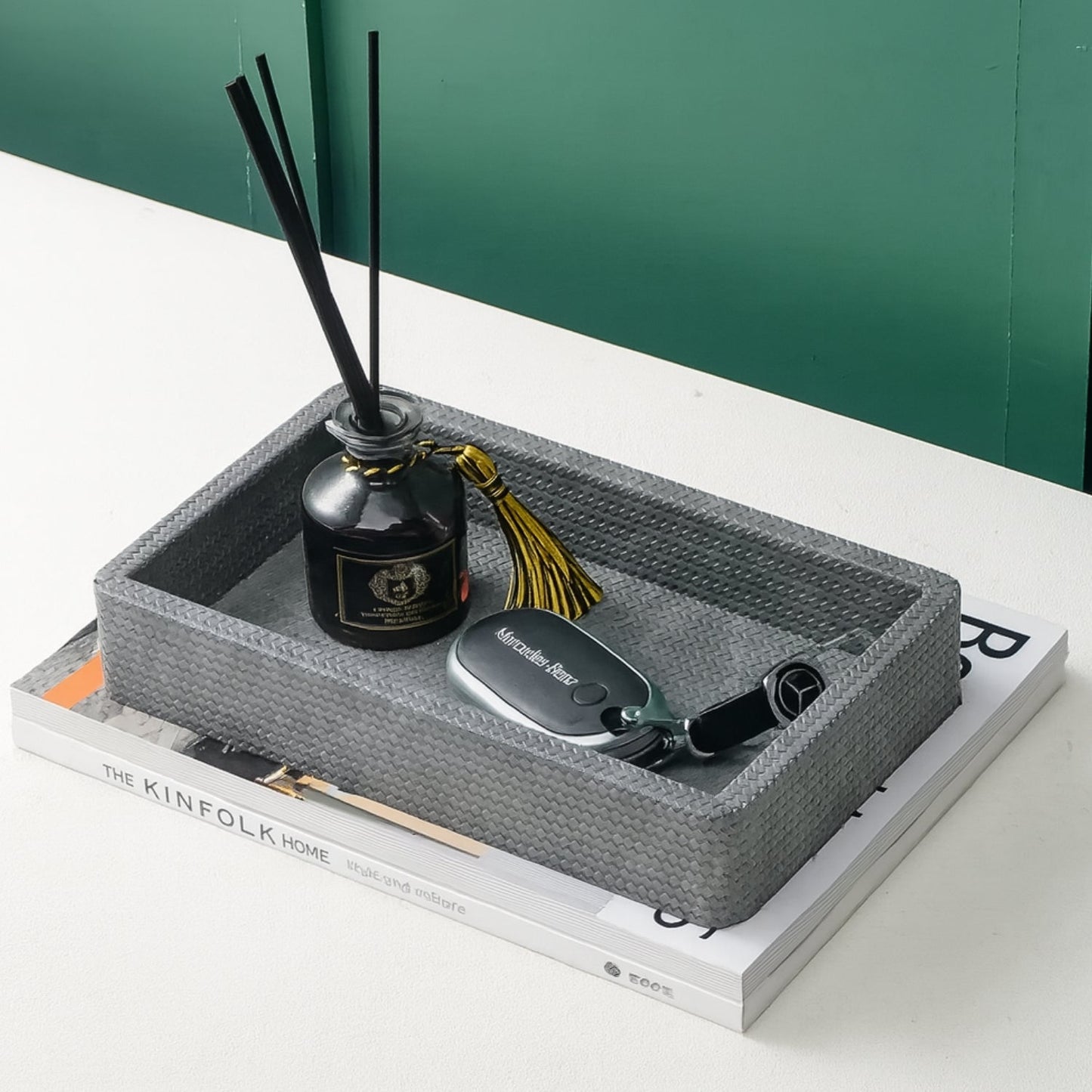 Elegant Wooden Organizer Tray for Everyday Essentials
