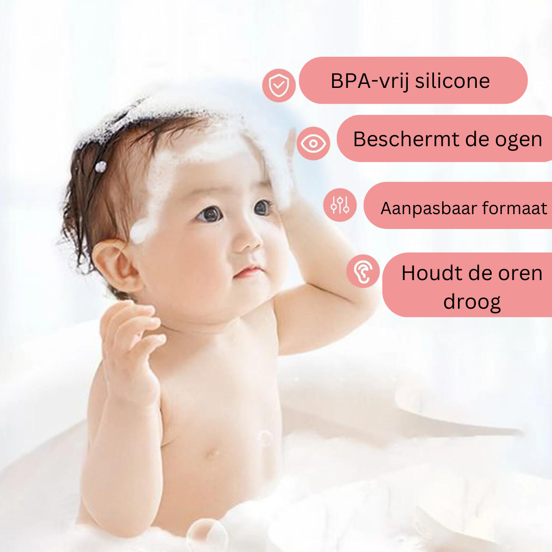 Waterproof Baby Shower Visor for Splash Protection
