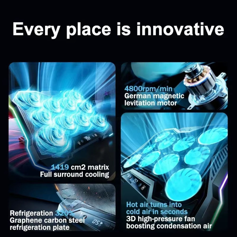 Laptop Cooling Fan with Cryogenic Technology