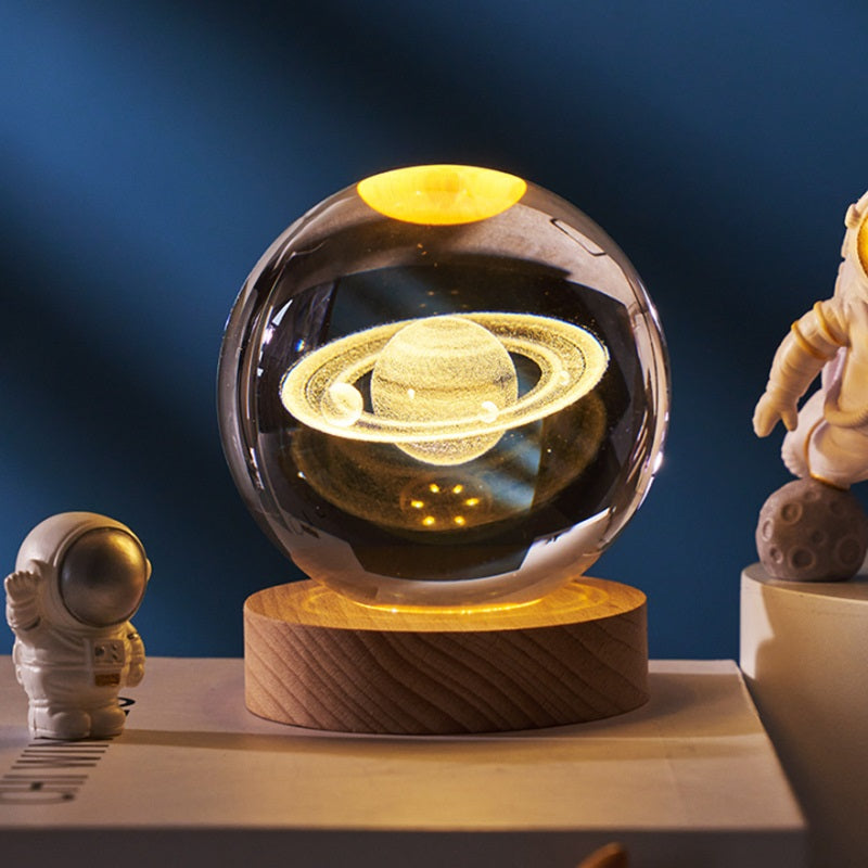 3D Crystal Sphere Lamp