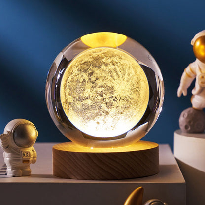 3D Crystal Sphere Lamp
