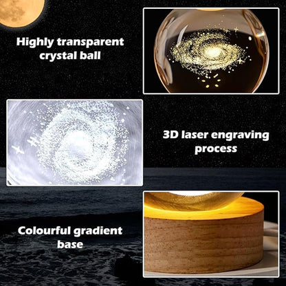 3D Crystal Sphere Lamp
