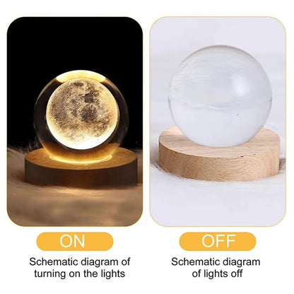 3D Crystal Sphere Lamp