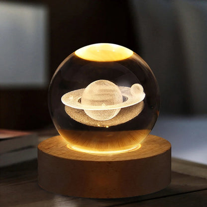 3D Crystal Sphere Lamp