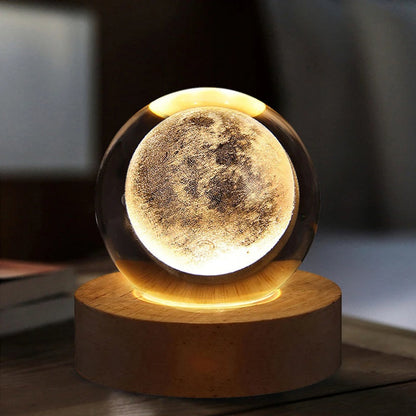3D Crystal Sphere Lamp