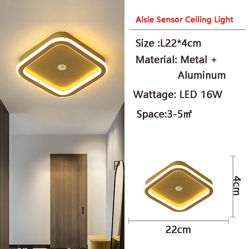 LED Ceiling Light with PIR Motion Sensor – Smart, Energy Efficient, Ideal for Hallway and Bathroom