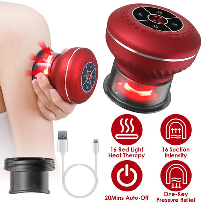 Revitalizing Cupping Massager with Infrared Heat Therapy