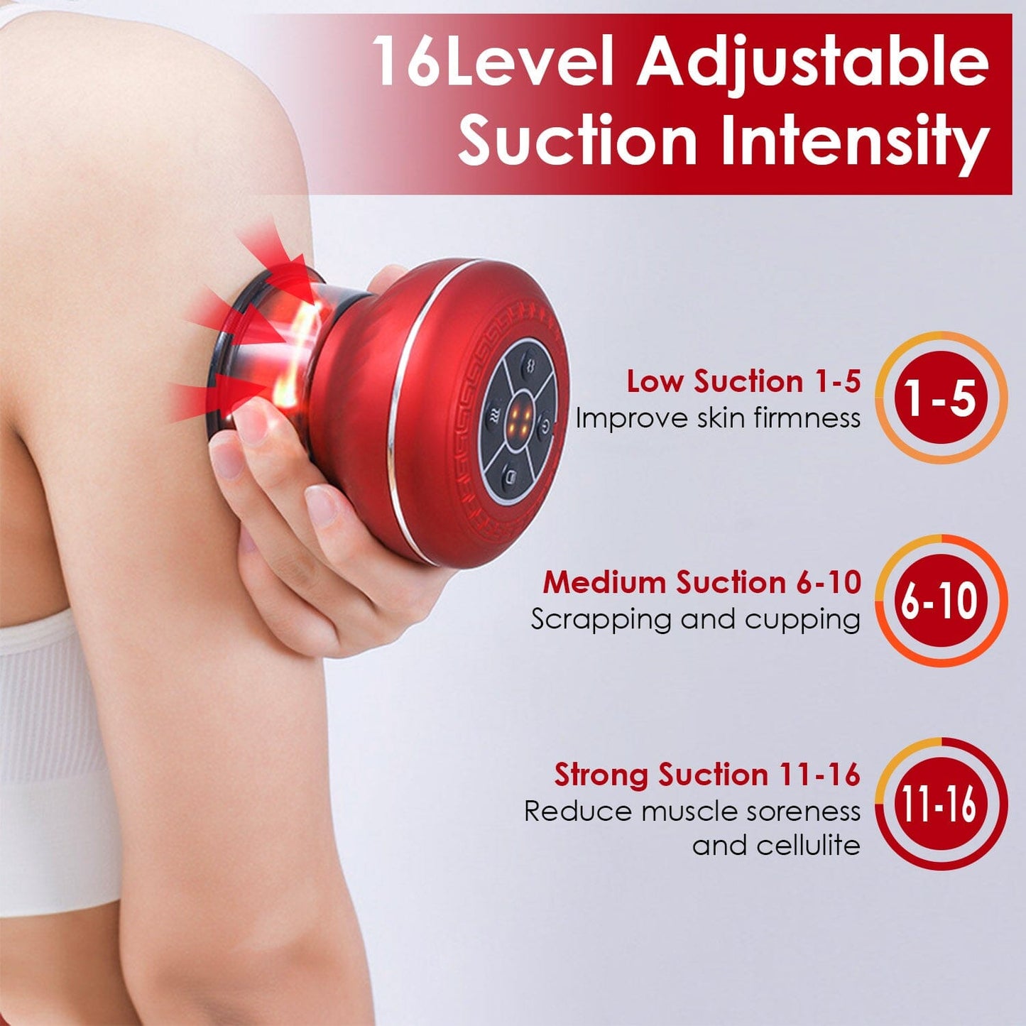 Revitalizing Cupping Massager with Infrared Heat Therapy