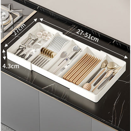 Versatile Kitchen Utensil Organizer with Adjustable Compartments