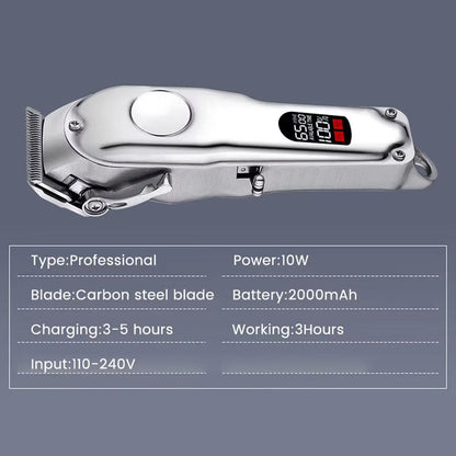 All-Metal Pet Grooming Set with Low Noise Clipper