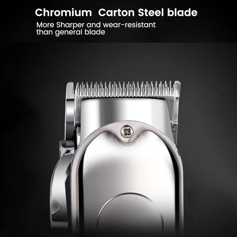 All-Metal Pet Grooming Set with Low Noise Clipper