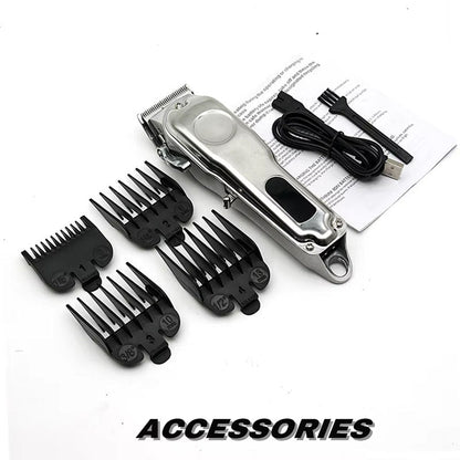 All-Metal Pet Grooming Set with Low Noise Clipper