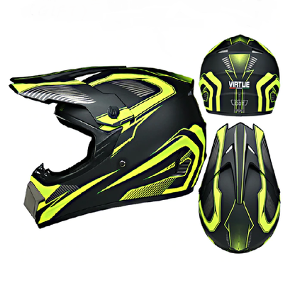 Cross Racing Helmet Set for Motorcycles