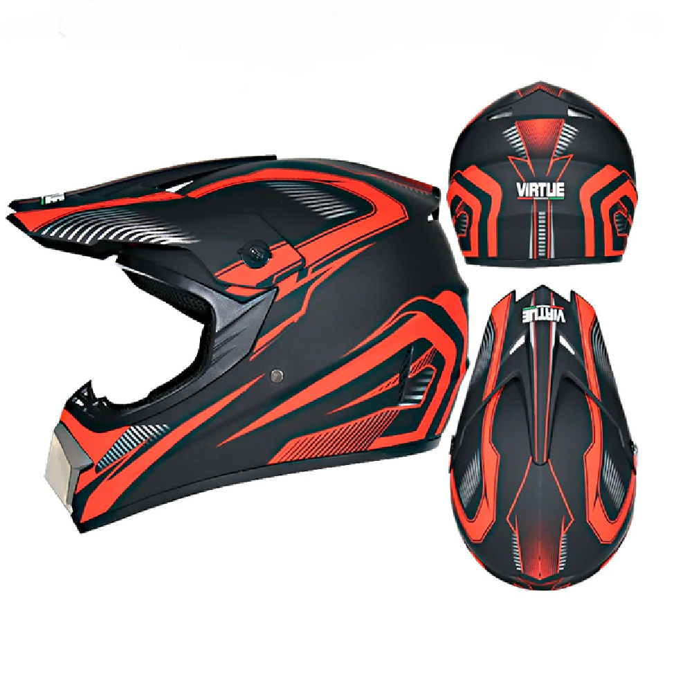 Cross Racing Helmet Set for Motorcycles