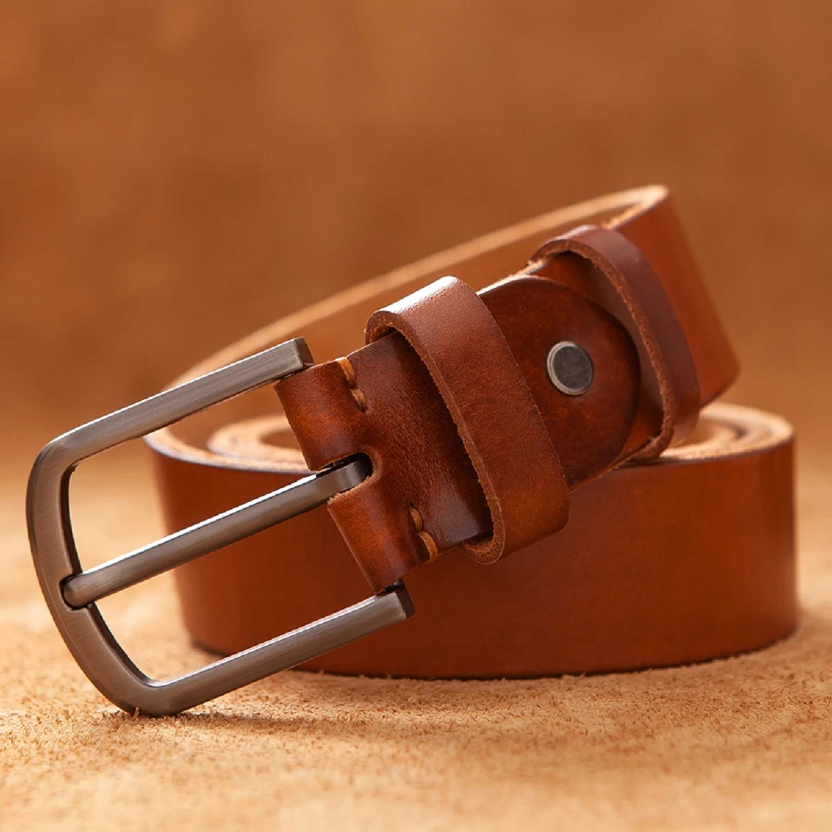 Genuine Leather Belts for Men in Vintage Luxury Design