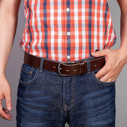 Genuine Leather Belts for Men in Vintage Luxury Design