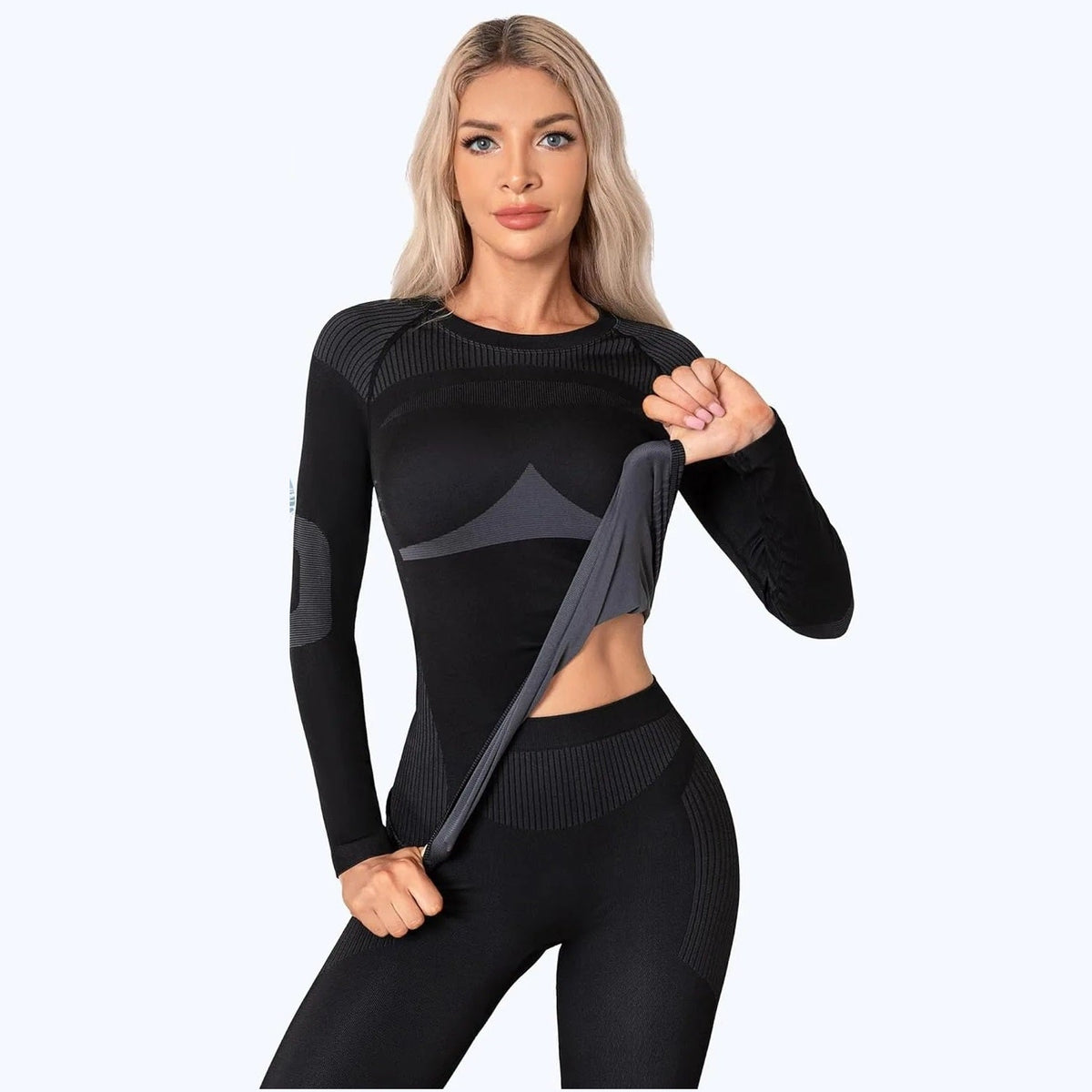 Thermal Underwear Set for Women - Ski Top and Bottom