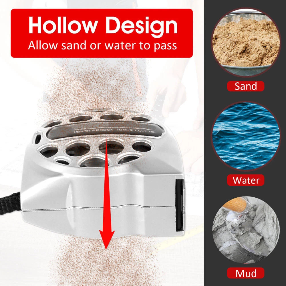 Precision Measurement Tape for Mud and Water - No Clogging