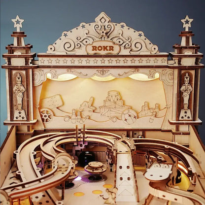 Engaging 3D Wooden Pinball Puzzle for Creative Minds