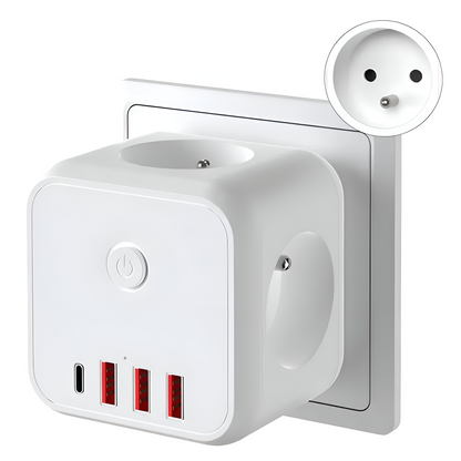 Fast Charging Hub for All Devices with Advanced Surge Protection
