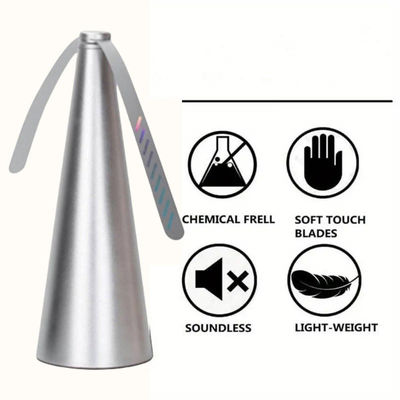 Portable Battery-Operated Outdoor Fan for Mosquito and Fly Control