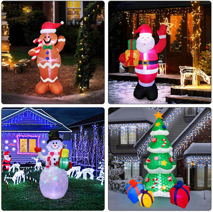 Christmas Ornament Decoration – Snowman or Christmas Tree with Lights