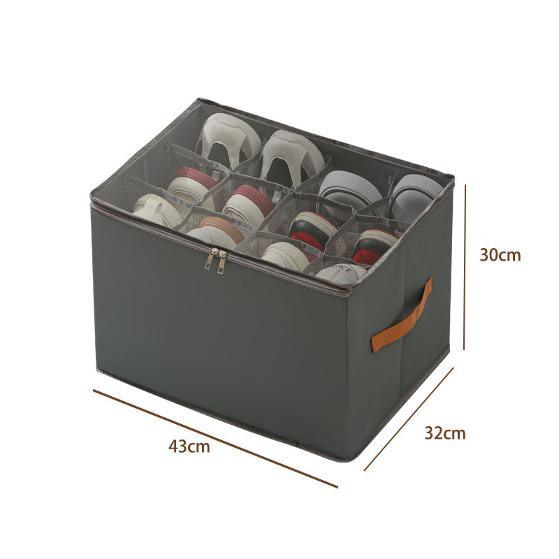 Shoe Storage Organizer for Dust-Free Closet Space Maximization