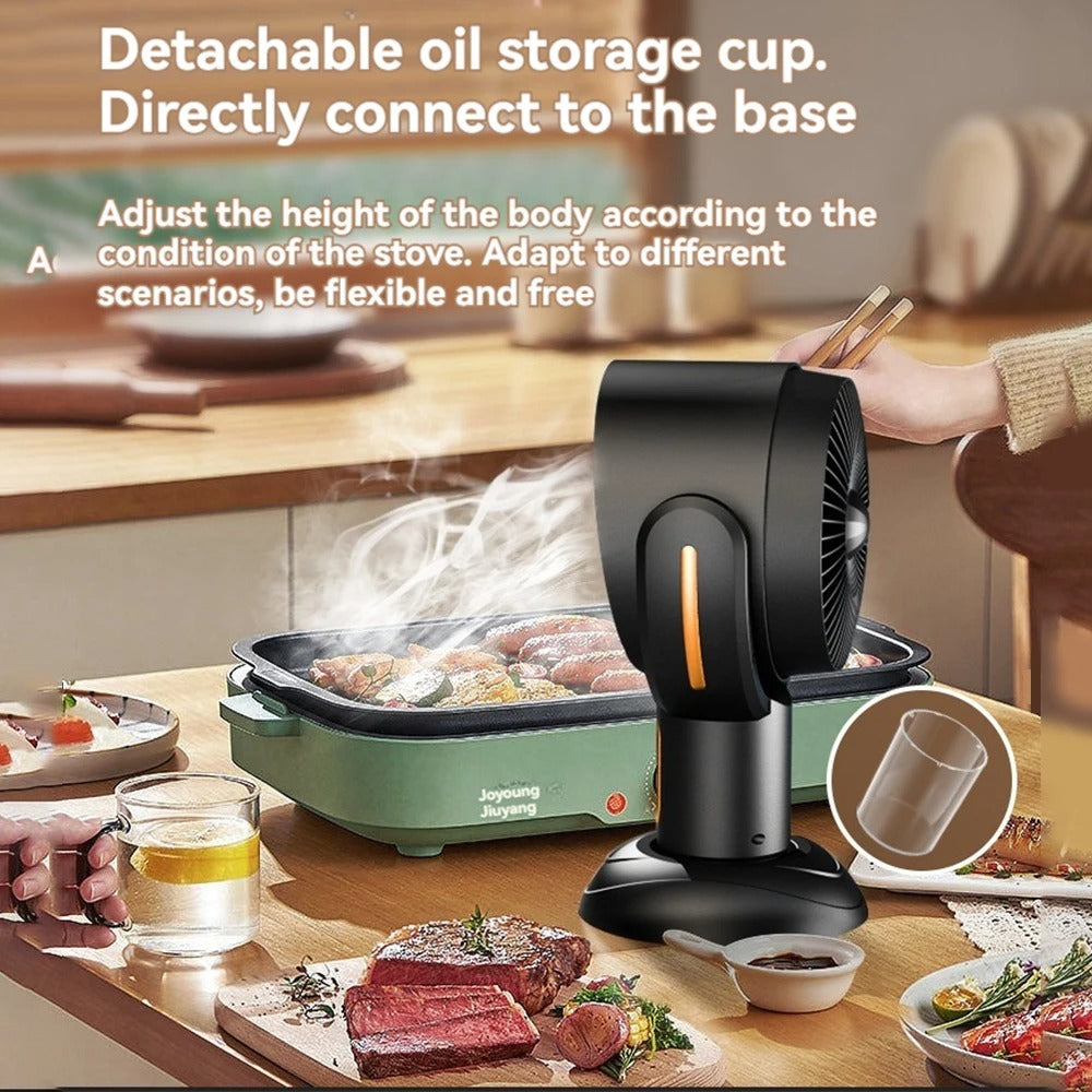 Portable Air Purifier Fan with Ion Technology and USB Charger