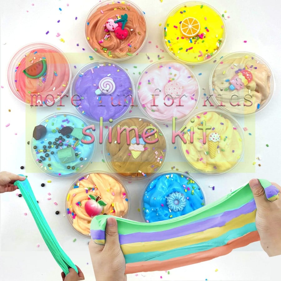 Soft, Non-Sticky Clay Slime for Effective Stress Relief