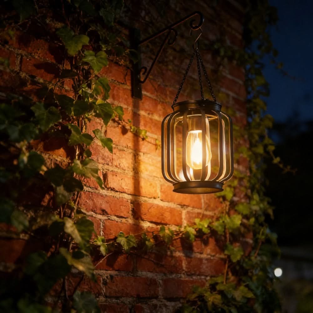 Solar Lantern for Patio and Porch – Warm Glow Lighting