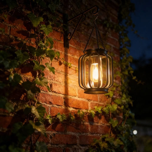Solar Lantern for Patio and Porch – Warm Glow Lighting