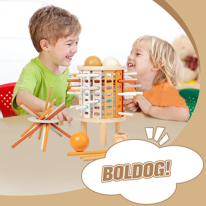 Wood Stacking Game for Improved Focus and Coordination